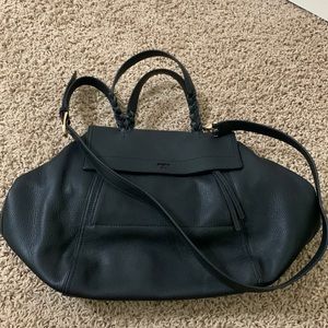 Tory Burch half moon satchel